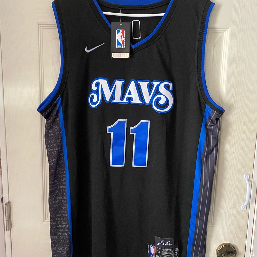 NBA Black and Blue Dallas Mavericks Game Jersey